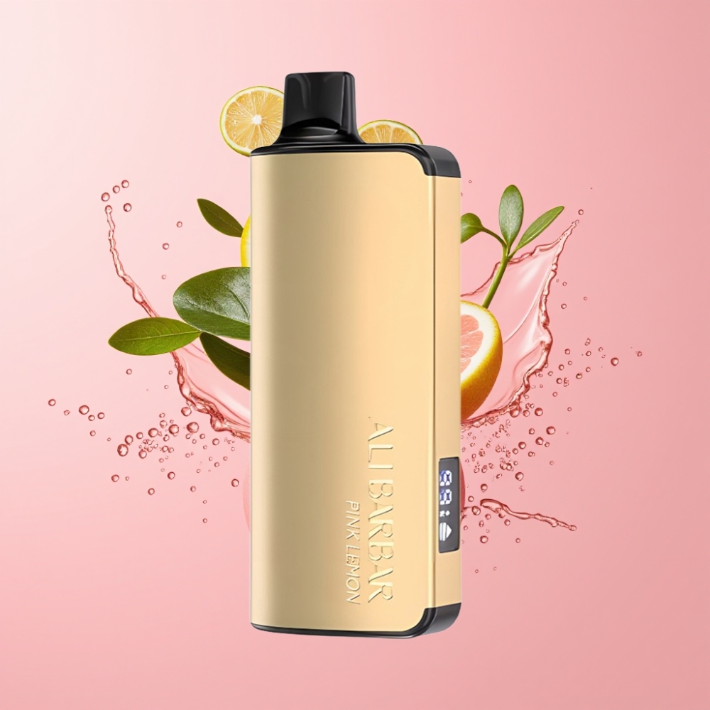 Alibarbar Ingot 9000 Puffs Jednokratna Vape Ružičasti Limun 22ml