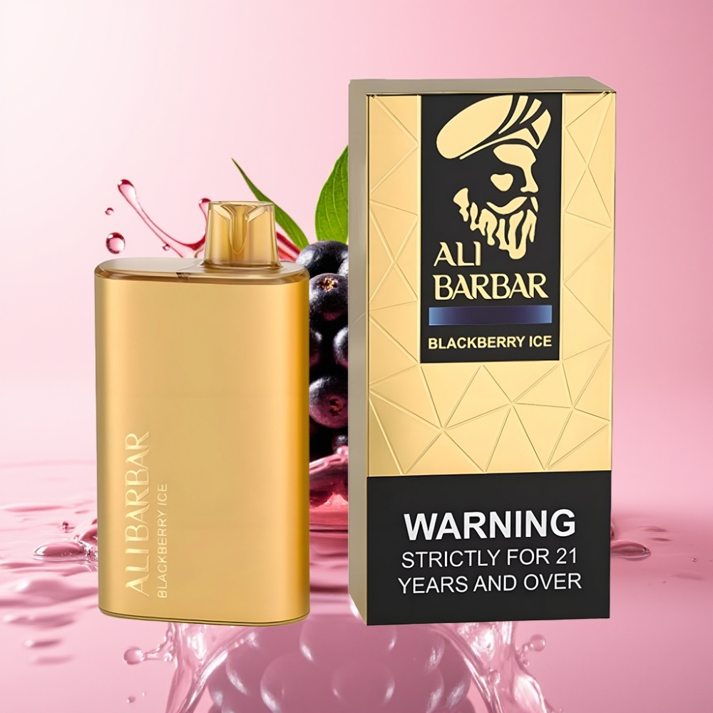 Alibarbar Rich 8000 Puffs Jednokratna Vape Blackberry Ice 20ml