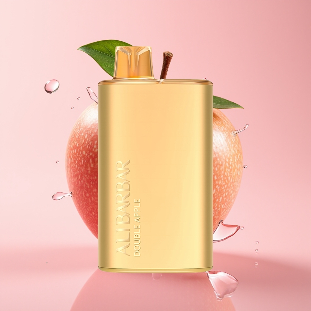 Alibarbar Rich 8000 Puffs Jednokratna Vape Dvostruka Jabuka 20ml