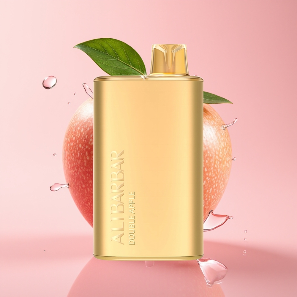 Alibarbar Rich 8000 Puffs Jednokratna Vape Dvostruka Jabuka 20ml