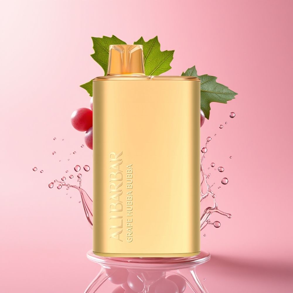 Alibarbar Rich 8000 Puffs Jednokratna Vape Grožđe Hubba Bubba, 20ml, 2000 mAh