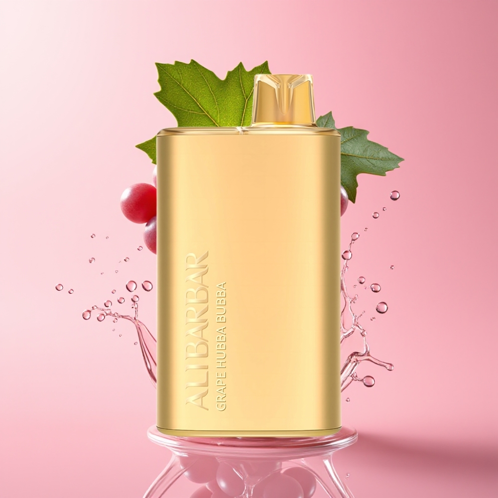 Alibarbar Rich 8000 Puffs Jednokratna Vape Grožđe Hubba Bubba, 20ml, 2000 mAh