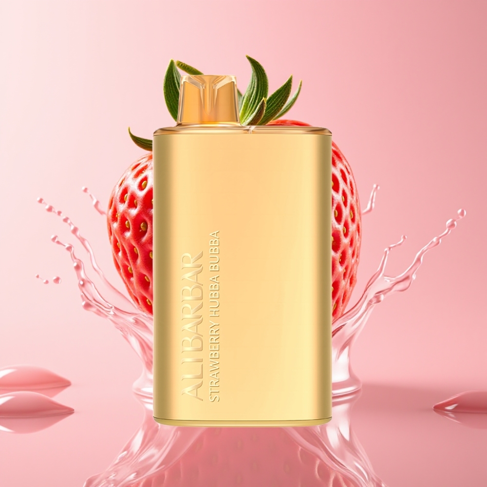 Alibarbar Rich 8000 Puffs Jednokratna Vape Jagoda Hubba Bubba, 20ml tekućine