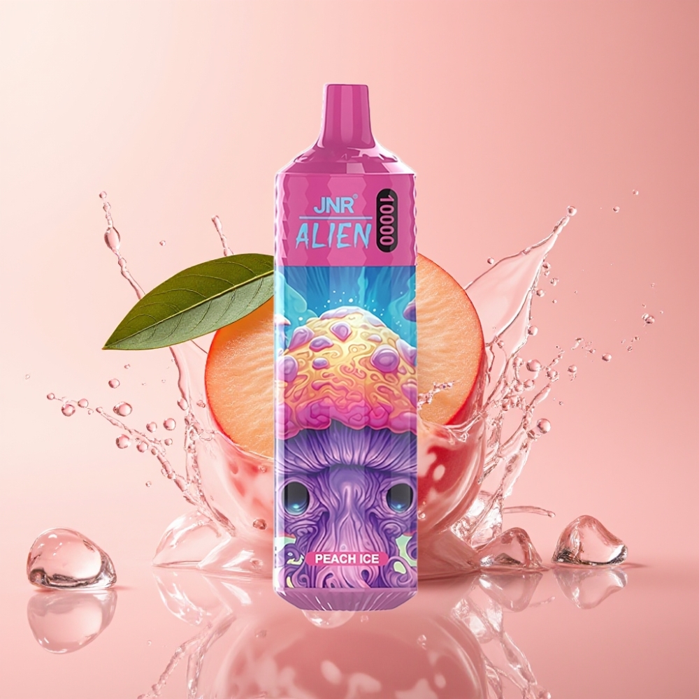 JNR Alien 10000 Puffs Disposable Vape Breskva led 850mAh JNR Alien 10000 Puffs RGB LED 20ml