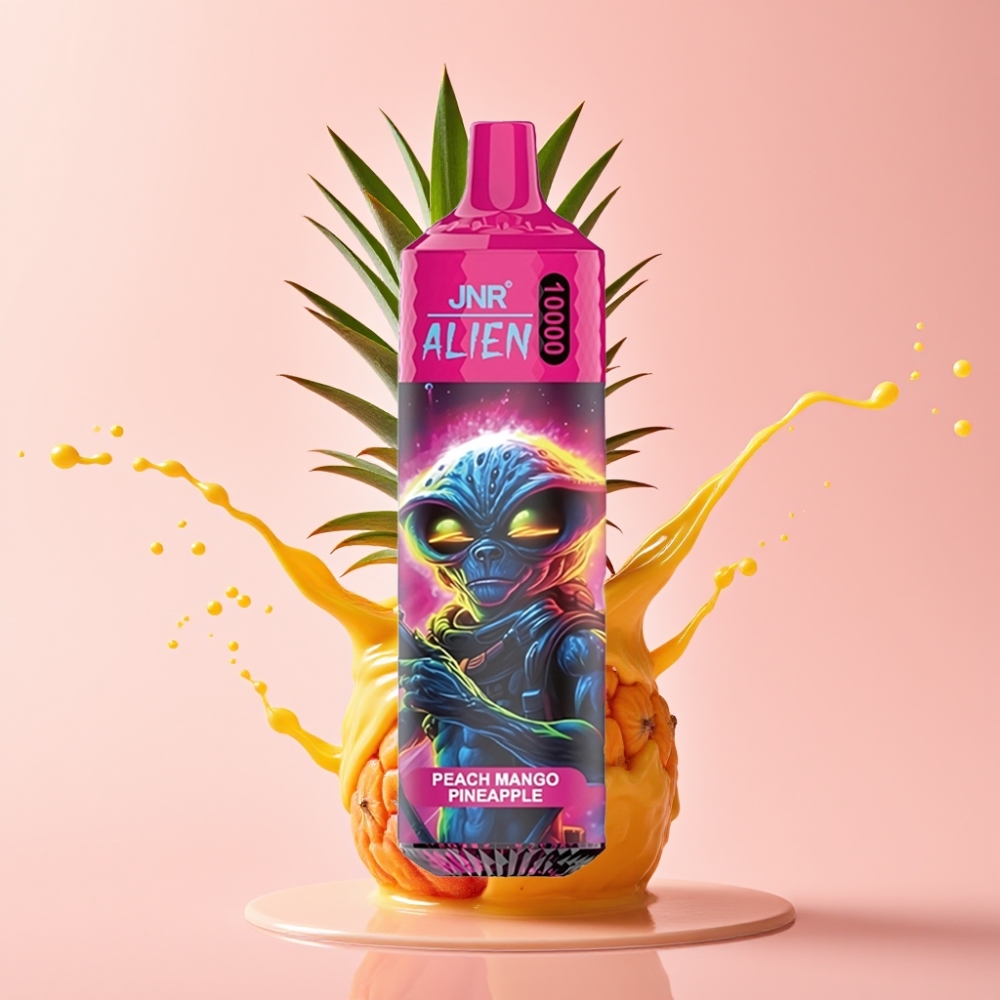 JNR Alien 10000 Puffs Disposable Vape Breskva manga ananas 850mAh Type-C