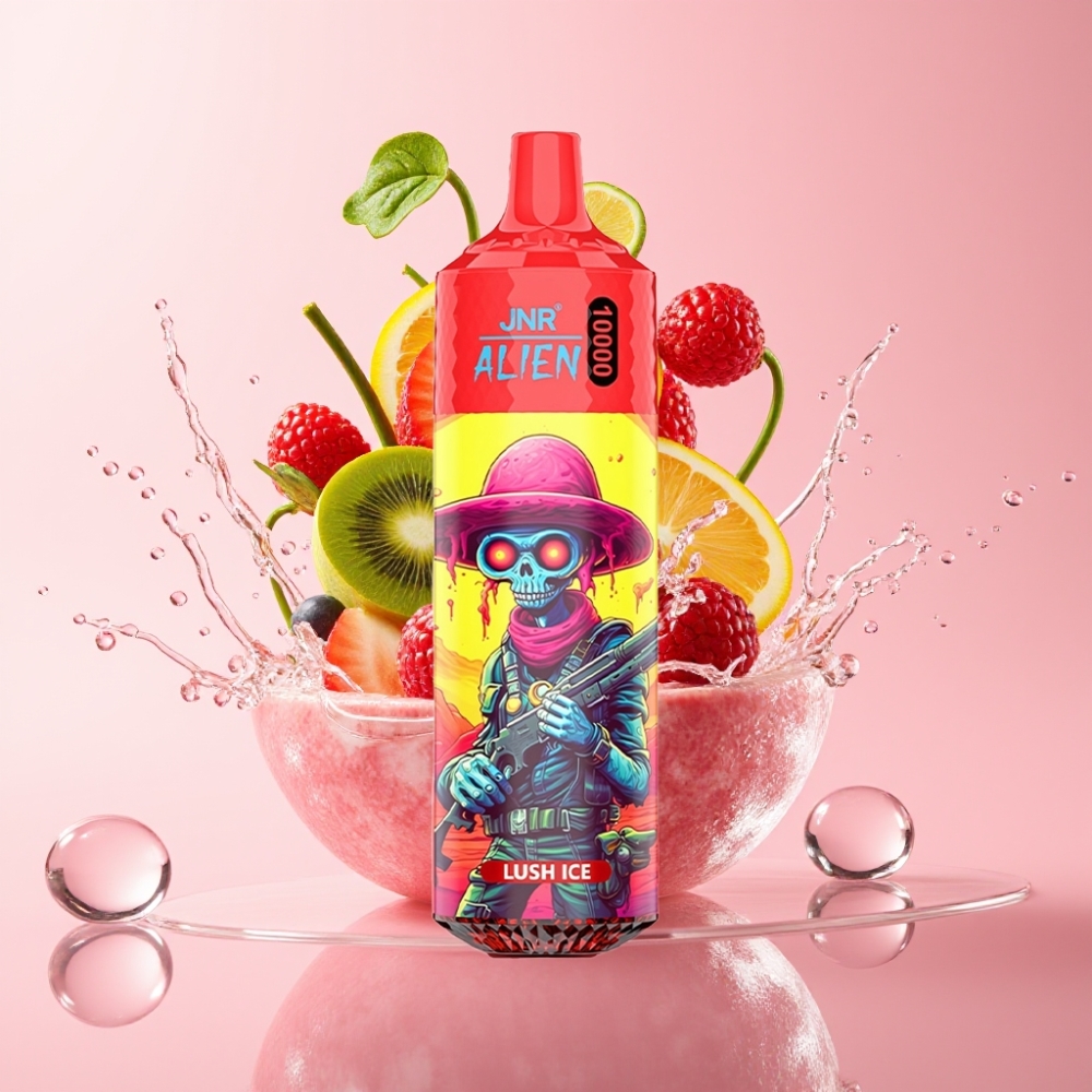 JNR Alien 10000 Puffs Disposable Vape Lješnjak Led 850mAh JNR Alien 10000 Puffs 20ml Tip-C