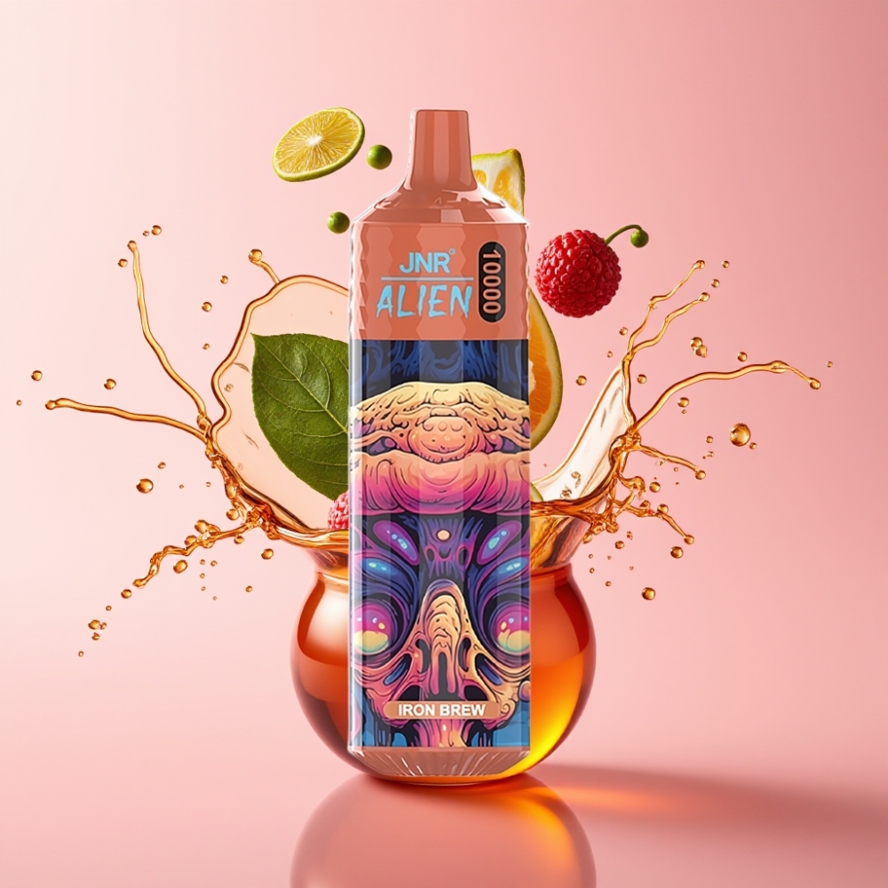 JNR Alien 10000 Puffs Disposable Vape Željezni napitak, 850mAh, 20ml