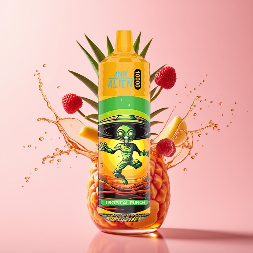 JNR Alien 10000 Puffs Dispozabil Vape Tropical Punch s 850mAh baterijom i RGB svjetlima