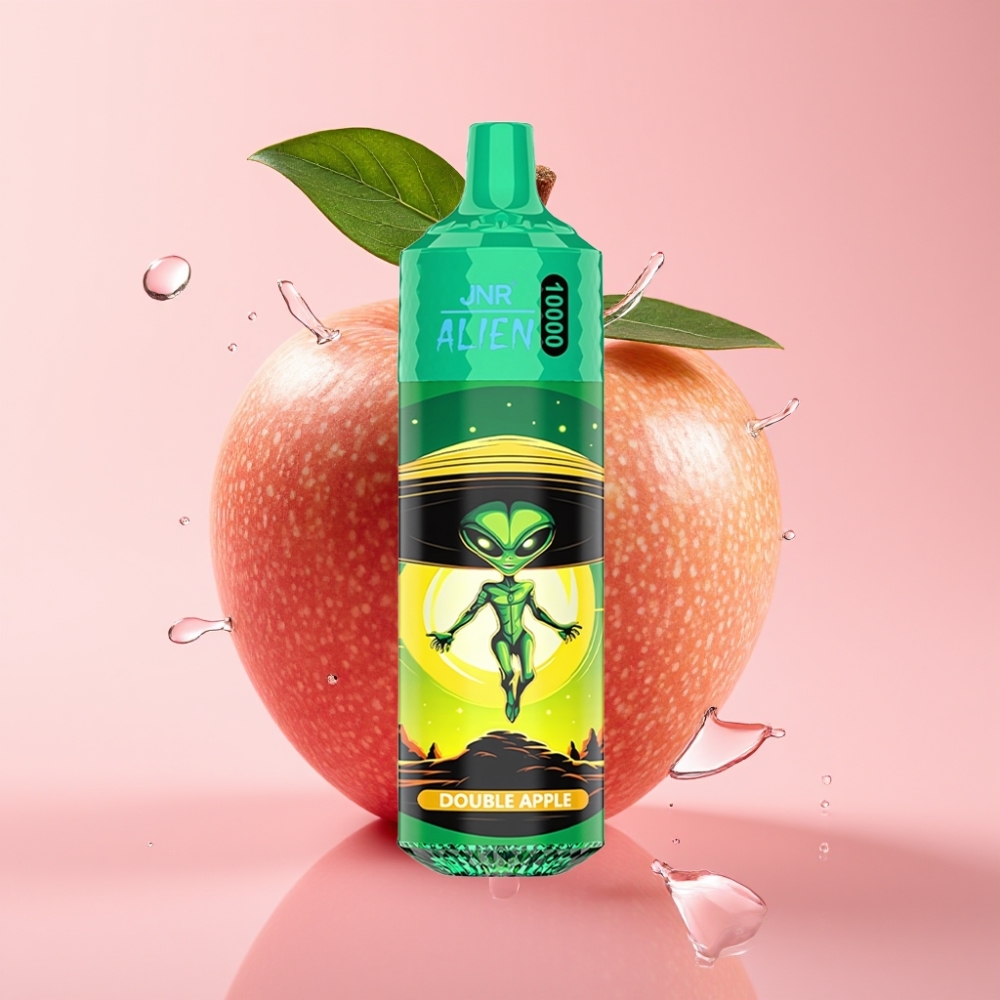 JNR Alien 10000 Puffs Jednokratna Vape Dvostruka Jabuka sa 850mAh baterijom