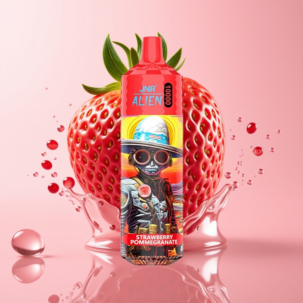 JNR Alien 10000 Puffs Jednokratna Vape Jagoda Nar 850mAh RGB
