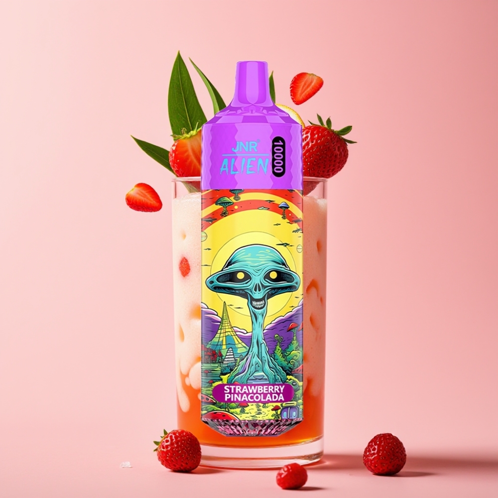 JNR Alien 10000 Puffs Jednokratna Vape Jagoda Pina Colada, 850mAh, 20ml