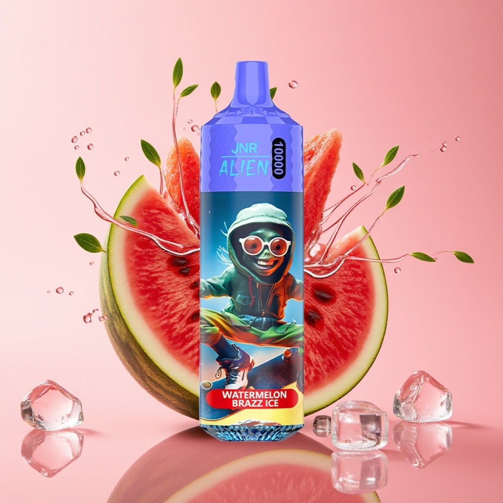 JNR Alien 10000 Puffs Jednokratna Vape Lubenica Brazz Ice 20ml