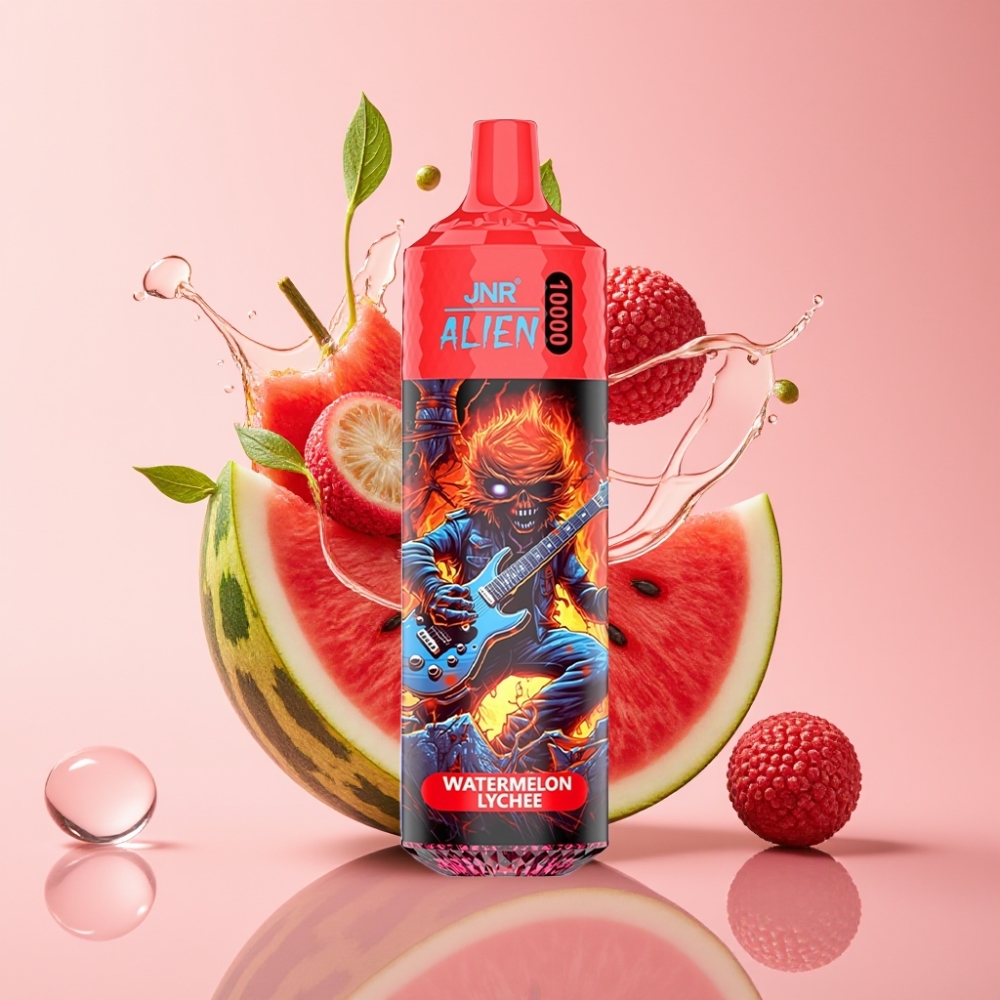 JNR Alien 10000 Puffs Jednokratna Vape Lubenica Liči s 850mAh baterijom