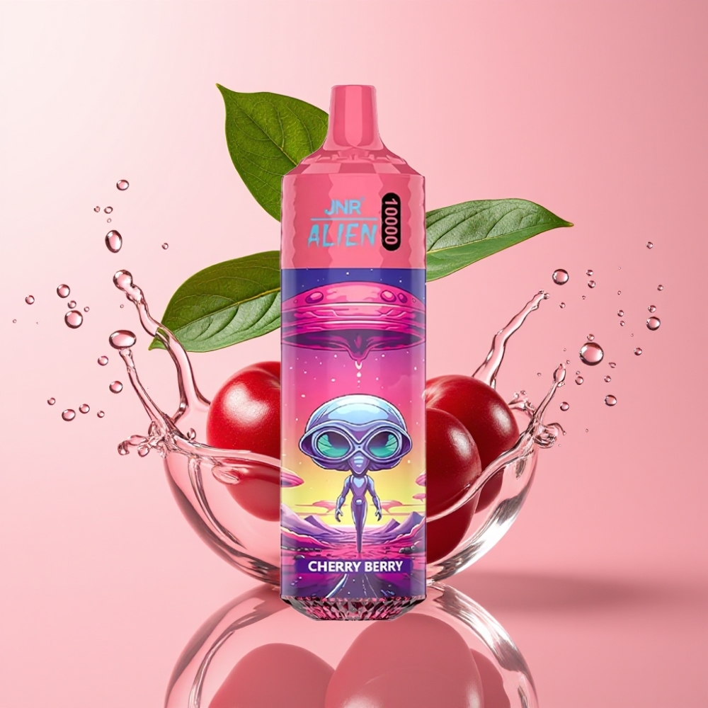 JNR Alien 10000 Puffs Jednokratna Vape Trešnja Bobica s 850mAh i Type-C Punjenje