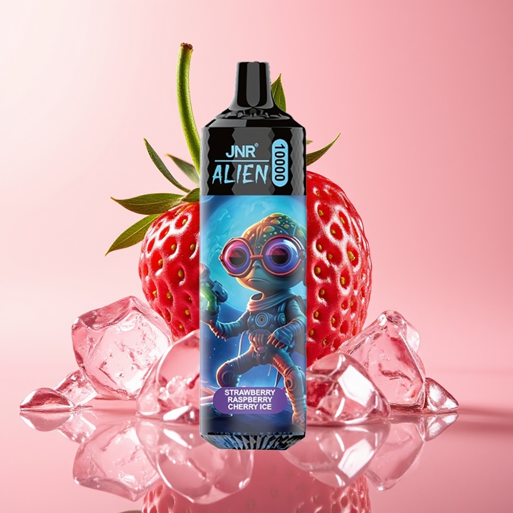 JNR Alien 10000 Puffs Jednokratna vape jagoda malina trešnja led 850mAh