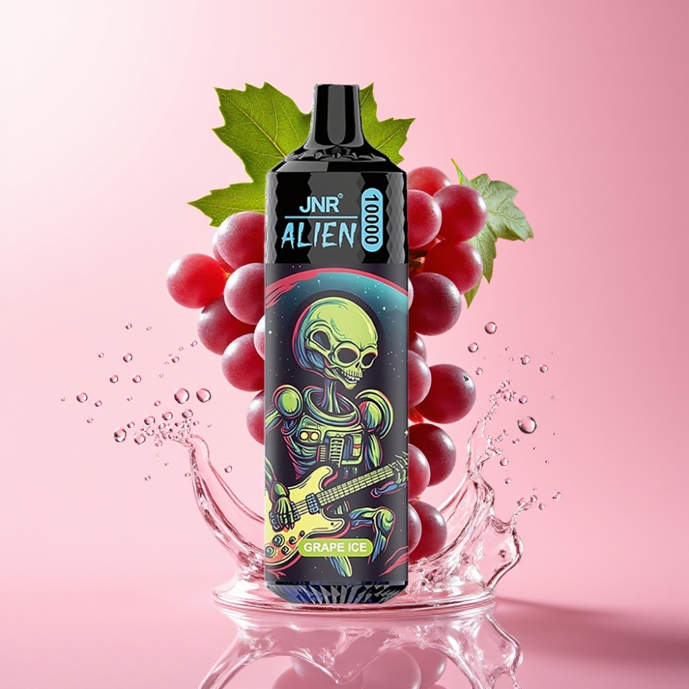 JNR Alien 10000 Puffs Jednokratni Vape Grožđe Led 850mAh JNR Alien 10000 Puffs Jednokratni Vape 20ml RGB LED