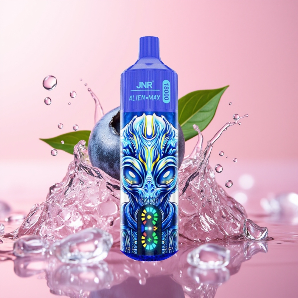 JNR Alien Max 18000 Puffs Disposable Vape Borovnica Na Ledu s 28ml E-tekućine
