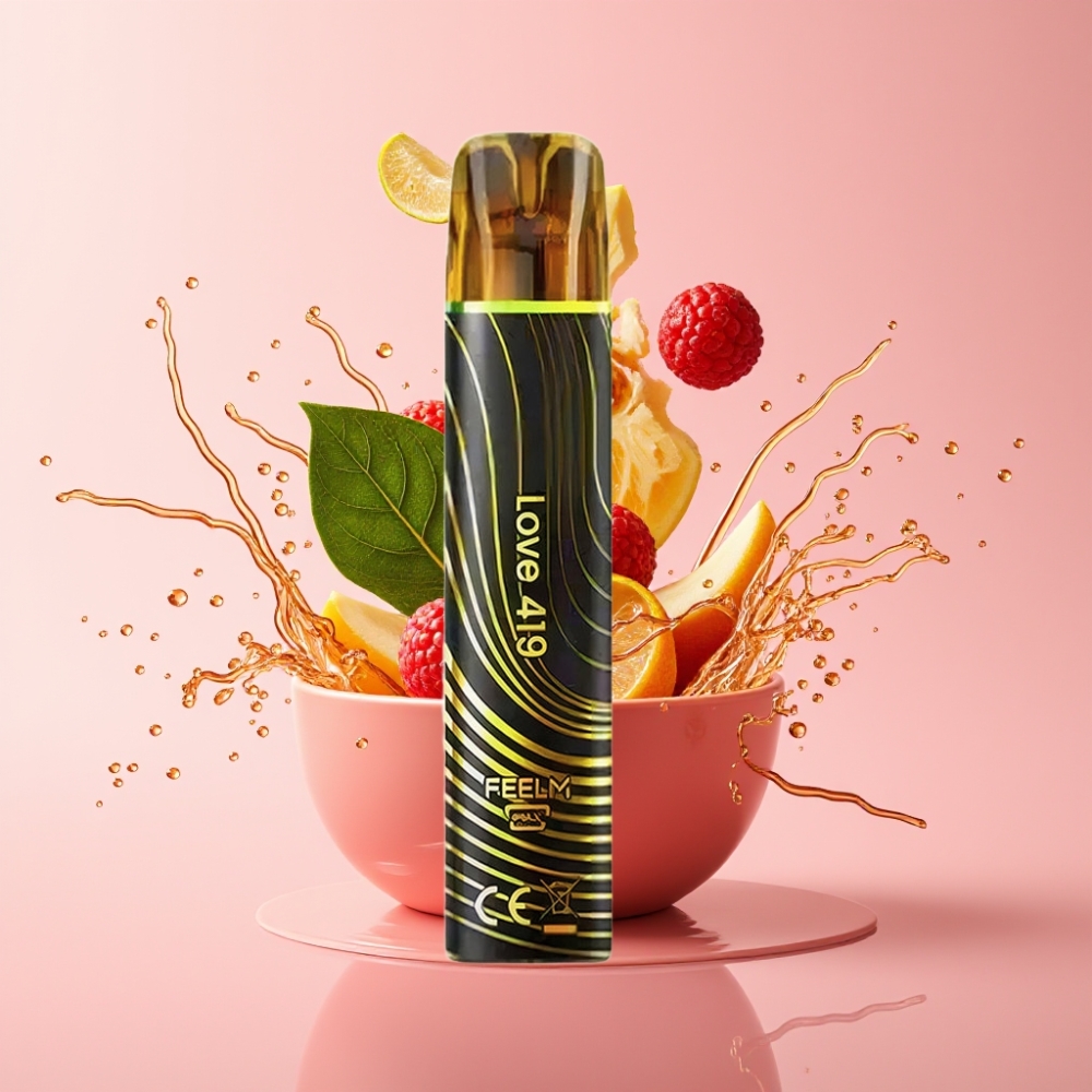 JNR Black&Golden 800 Puffs 2ml Disposable Vape Love 419