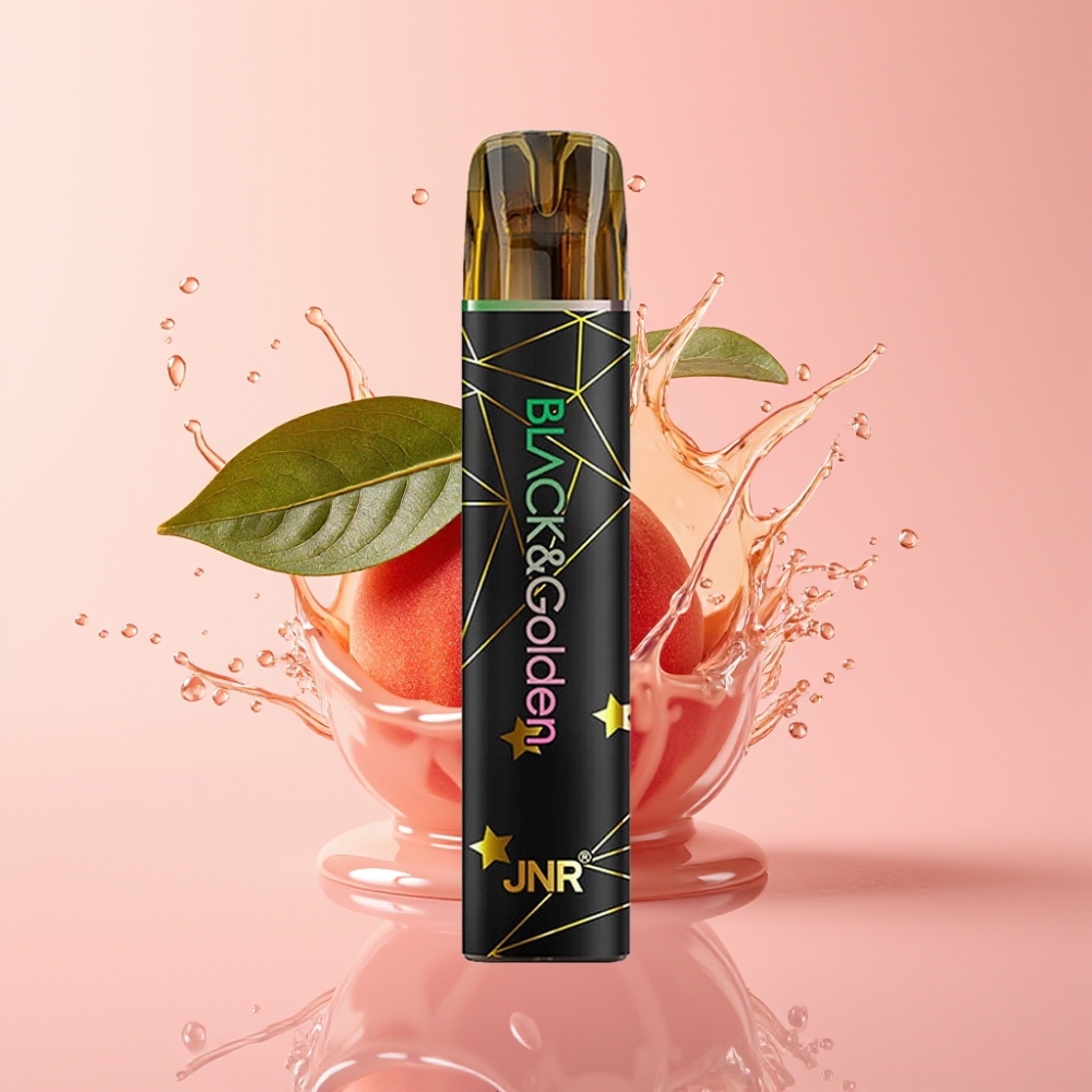 JNR Black&Golden 800 Puffs Jednokratna Vape Breskva 2ml