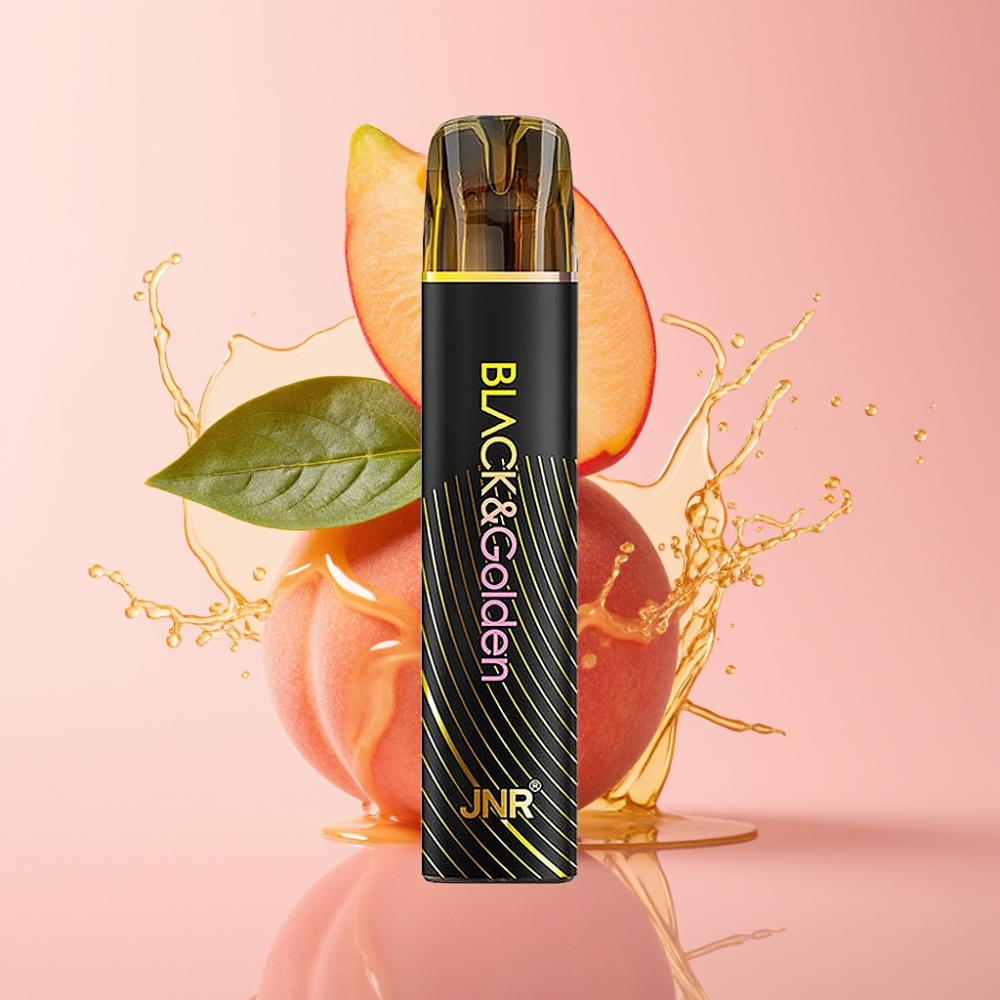 JNR Black&Golden 800 Puffs Jednokratna Vape Breskva Mango 2ml JNR Black&Golden 800 Puffs Jednokratna Vape 550mAh