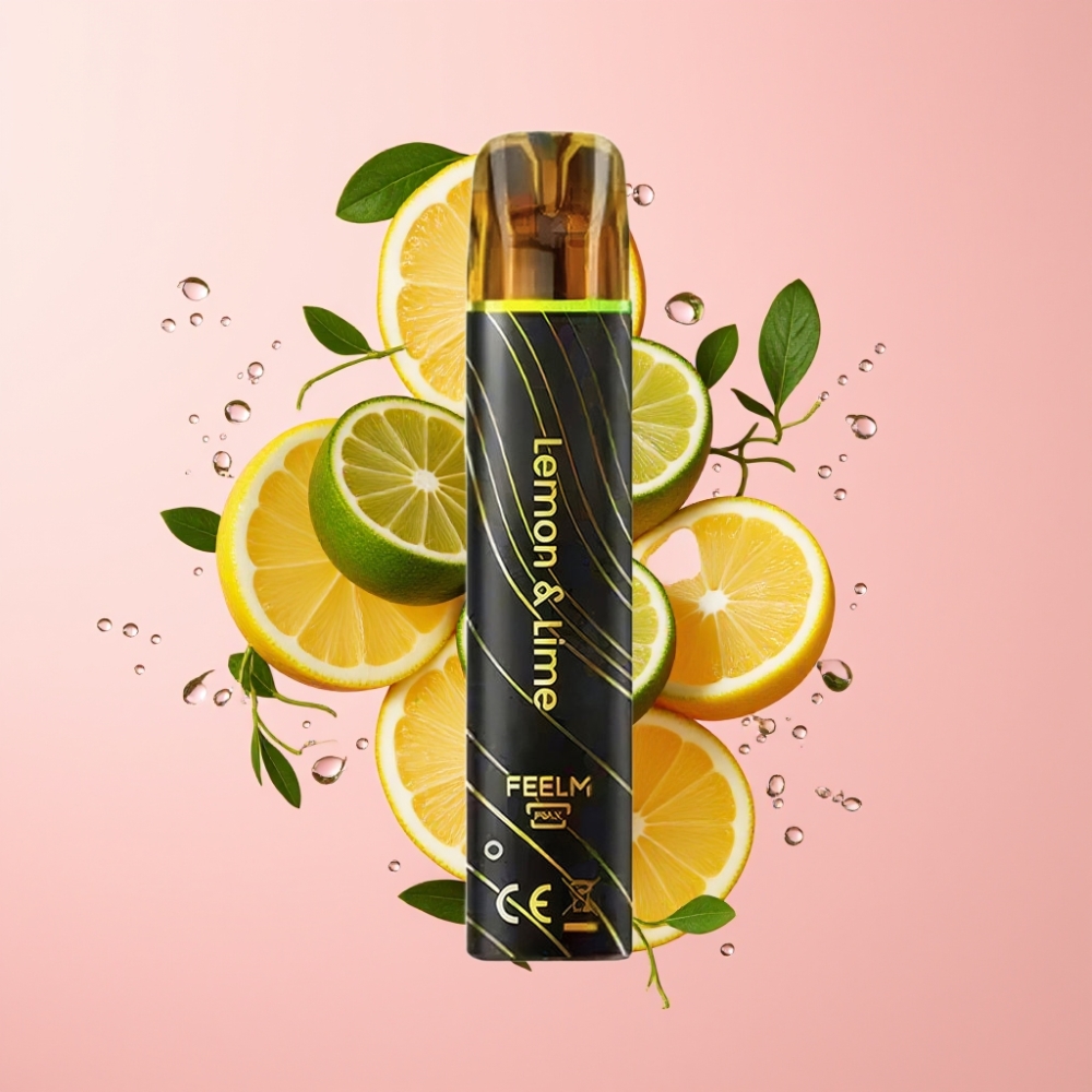 JNR Black&Golden 800 Puffs Jednokratna Vape Limeta & Limun 550mAh