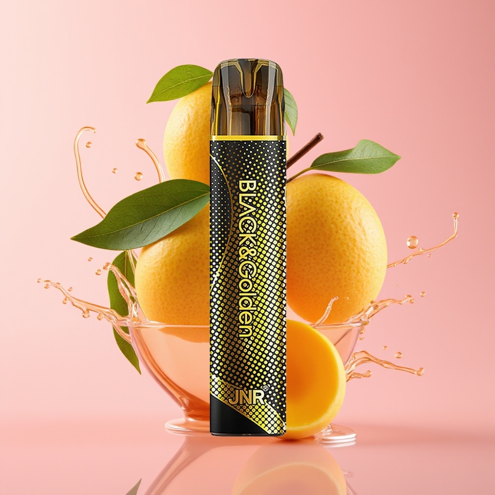 JNR Black&Golden 800 Puffs Jednokratna Vape Trostruki Mango 2ml
