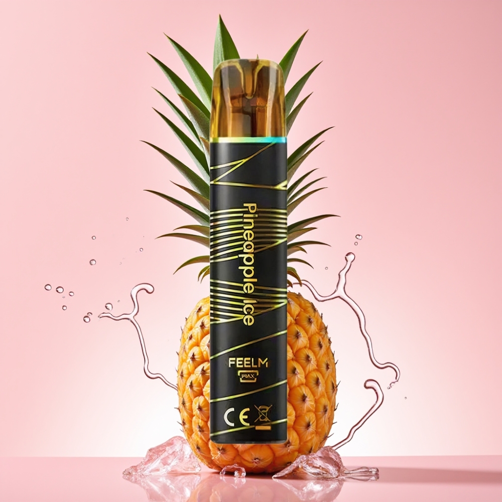 JNR Black&Golden 800 Puhova Jednokratna Vape Ananas Led 2ml JNR Black&Golden 800 Puhova Jednokratna Vape 550mAh