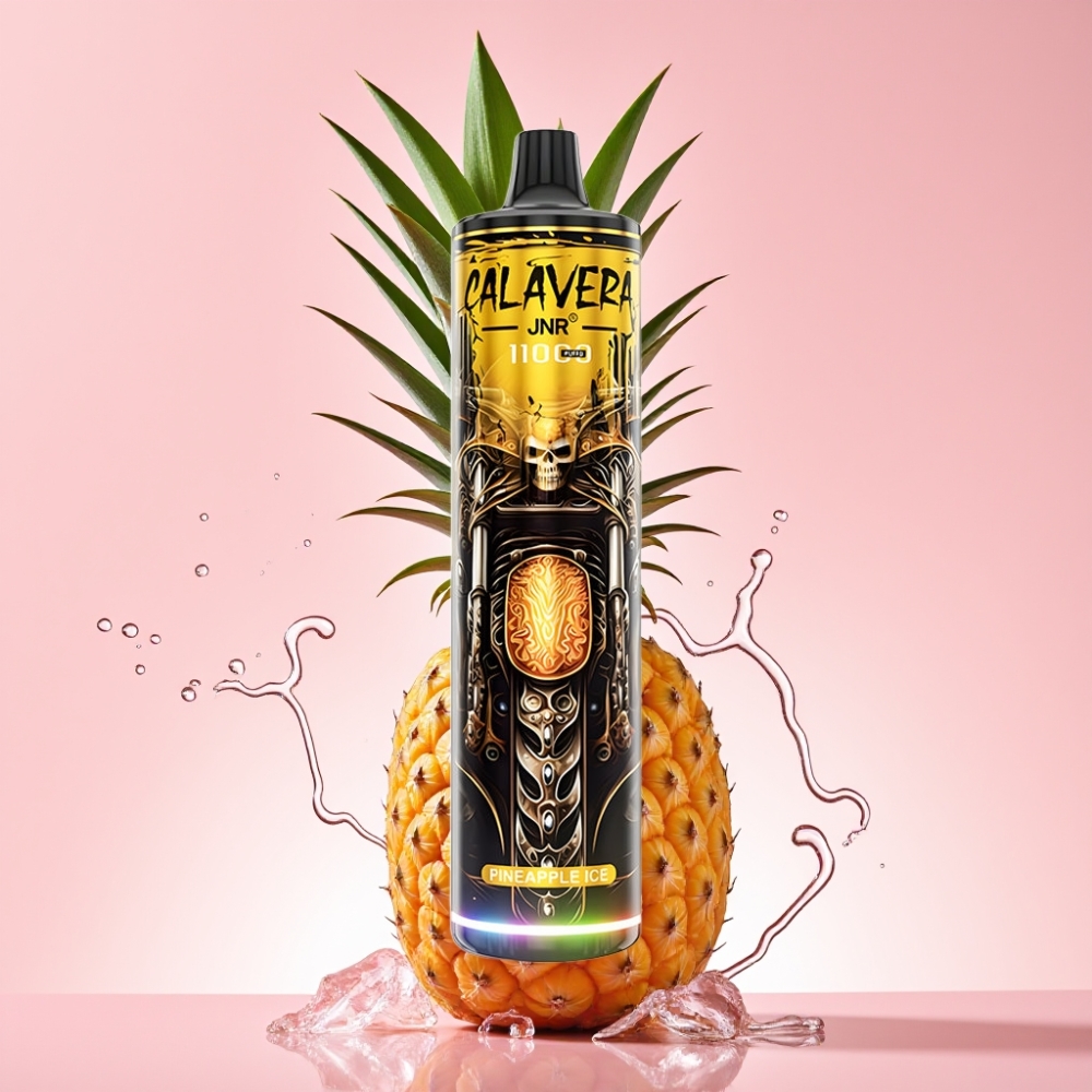 JNR Calavera 11000 Puffova Disposable Vape Ananas Led 850mAh