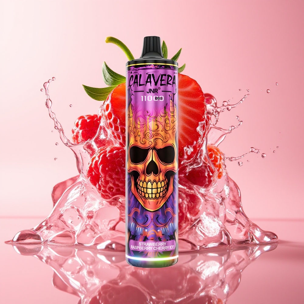 JNR Calavera 11000 Puffova Jednokratna Vape Jagoda Malina Trešnja Led s 850mAh baterijom
