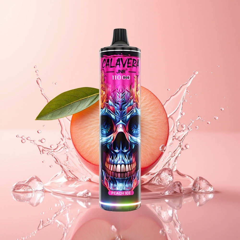 JNR Calavera 11000 Puffs Disposable Vape Breskva Led s 850 mAh baterijom