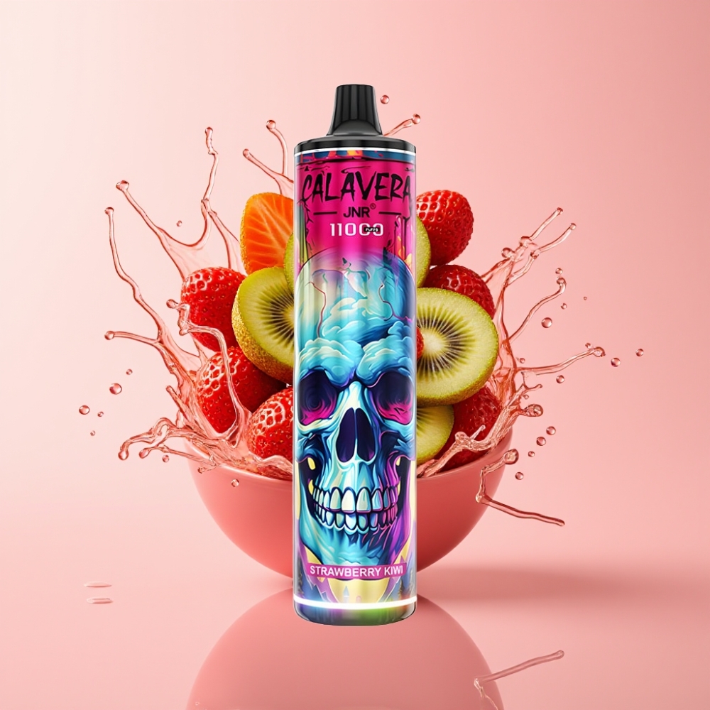 JNR Calavera 11000 Puffs Jednokratna Vape Jagoda-Kivi, 850 mAh, 21ml