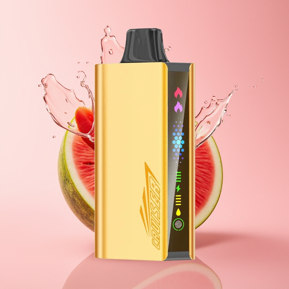 JNR Cruiser 12000 Puffs No-Charge Disposable Vape Jagoda Kokos Lubenica s 3500 mAh baterijom