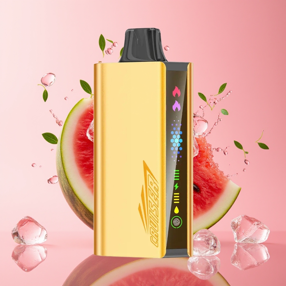 JNR Cruiser 12000 Pufova Bez Punjenja Disposable Vape Lubenica Led s 3500 mAh i 25ml Tekućine