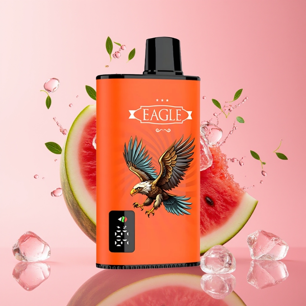 JNR EAGLE Smart 23000 Puffova Jednokratna Vape Lubenica Led 25ml, Digitalni Ekran