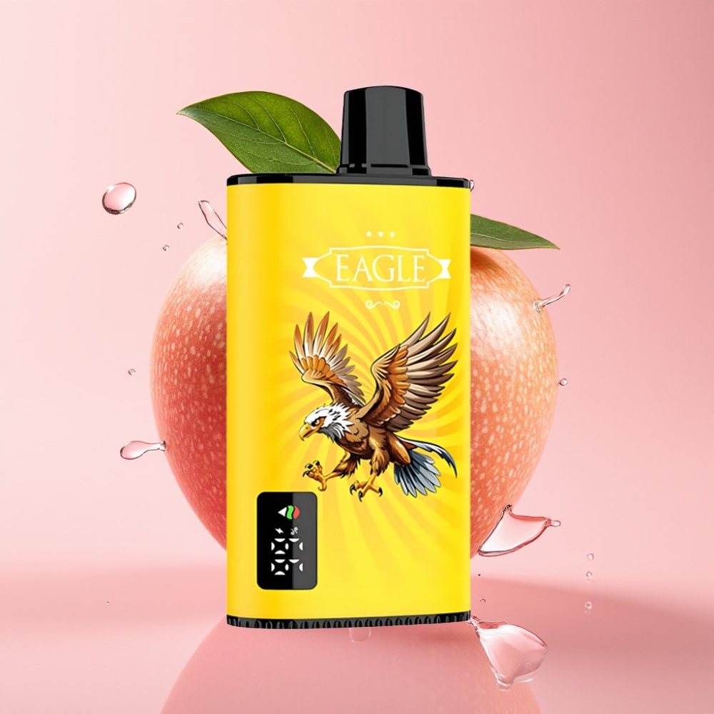 JNR EAGLE Smart 23000 Puffs Disposable Vape Dvostruka Jabuka s Digitalnim Ekranom