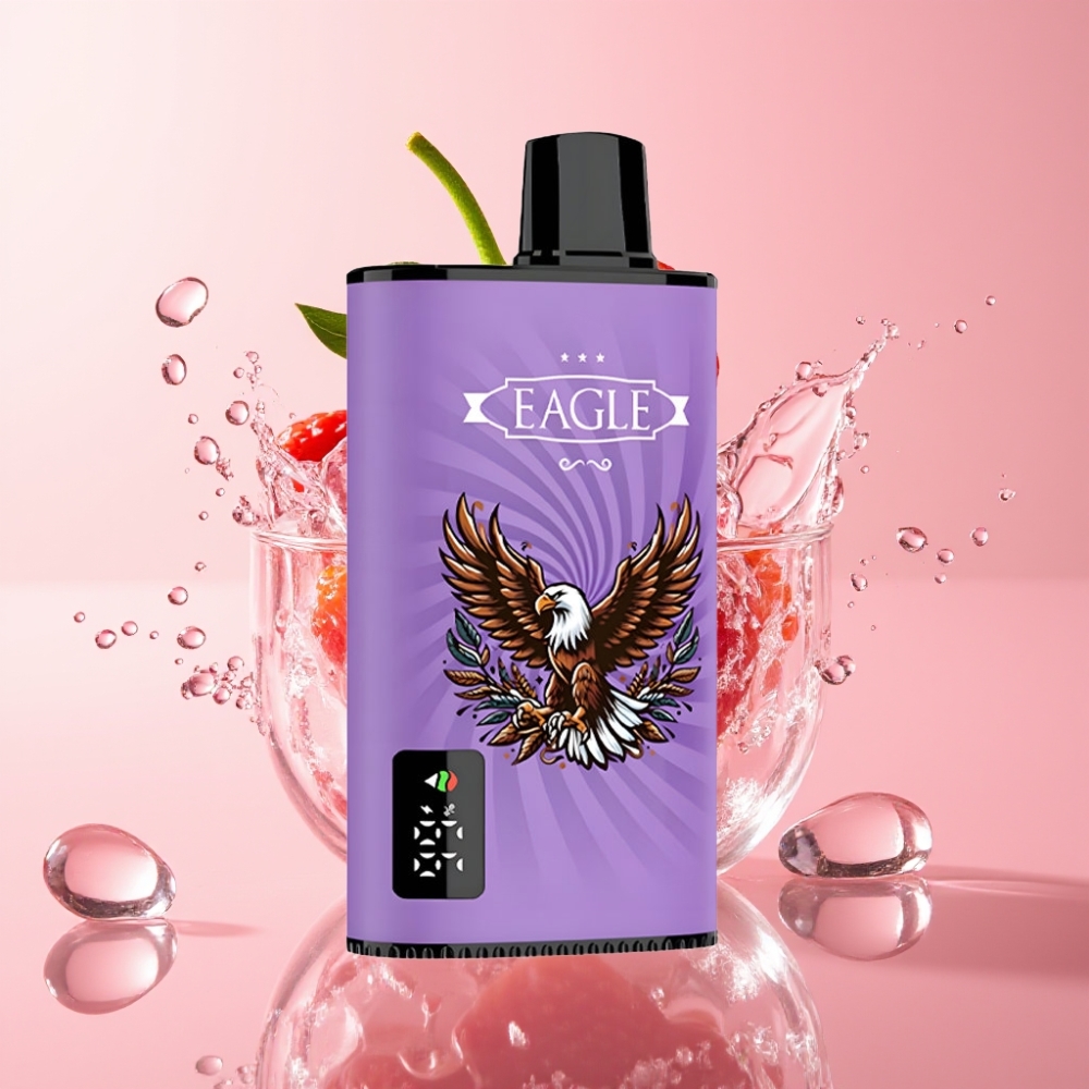 JNR EAGLE Smart 23000 Pufova Disposable Vape Jagoda Led s Digital Screen i 750mAh