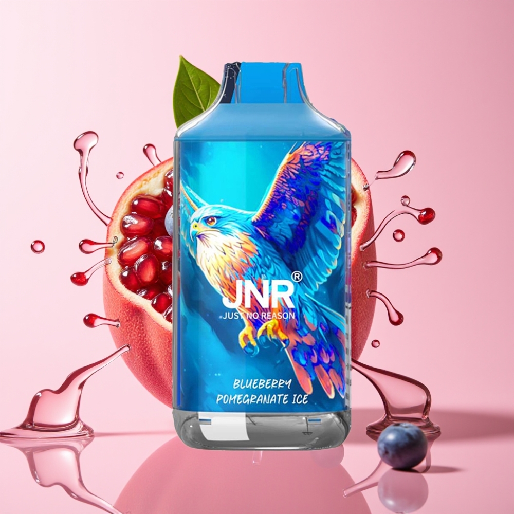 JNR Falcon 16000 Puffs Jednokratna Vape Borovnica Nar 22ml JNR Falcon 16000 Puffs Dual Mesh Coil 850 mAh