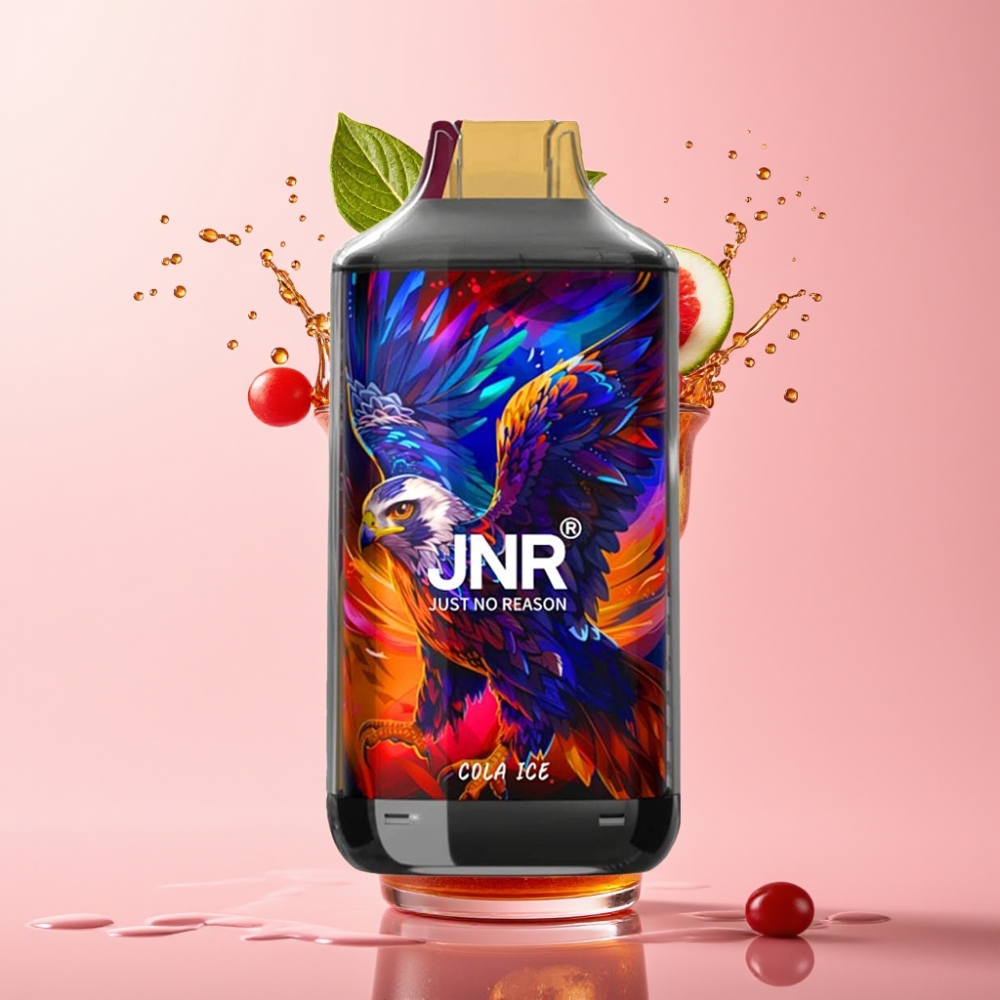 JNR Falcon 16000 Puffs Jednokratna Vape Cola Led 850mAh JNR Falcon 16000 Puffs 22ml Dual Mesh Coil