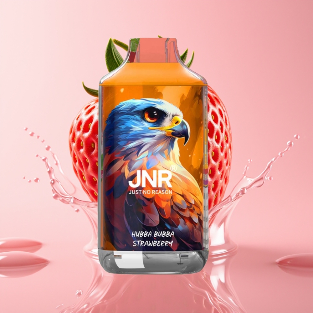 JNR Falcon 16000 Puffs Jednokratna Vape Jagoda Hubba Bubba 22ml JNR Falcon 16000 Puffs 850mAh Dual Mesh Coil