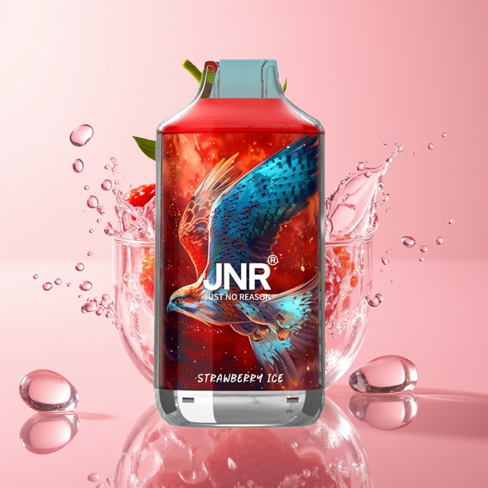 JNR Falcon 16000 Puffs Jednokratna Vape Jagoda Led 22ml JNR Falcon 16000 Puffs Dual Mesh Coil 850 mAh