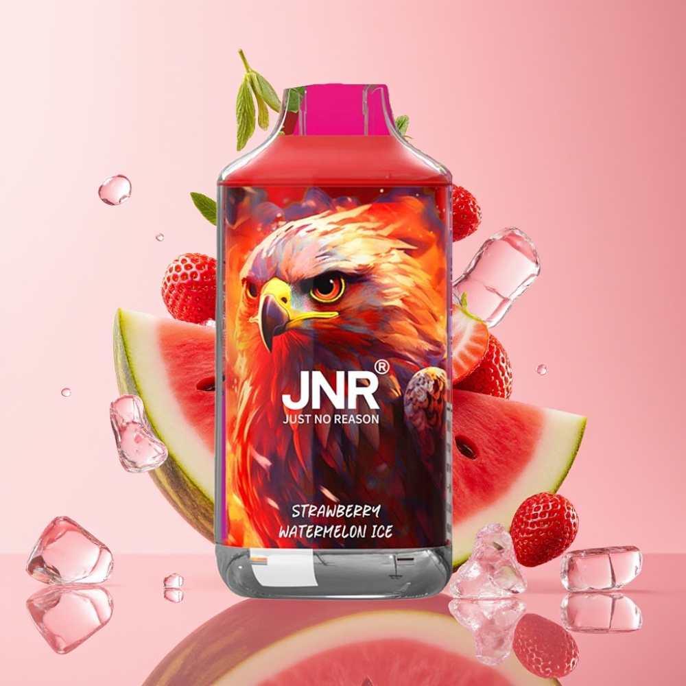 JNR Falcon 16000 Puffs Jednokratna Vape Jagoda Lubenica Led 22ml JNR Falcon 16000 Puffs 850 mAh Dual Mesh Coil
