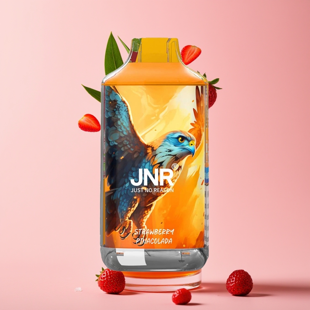 JNR Falcon 16000 Puffs Jednokratna Vape Jagoda Pina Colada 22ml JNR Falcon 16000 Puffs Dual Mesh Coil 850 mAh