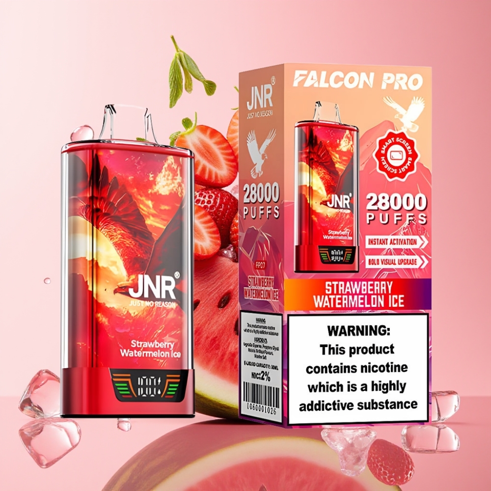 JNR Falcon Pro 28000 Jednokratna Vape Jagoda Lubenica Led 30ml/950mAh