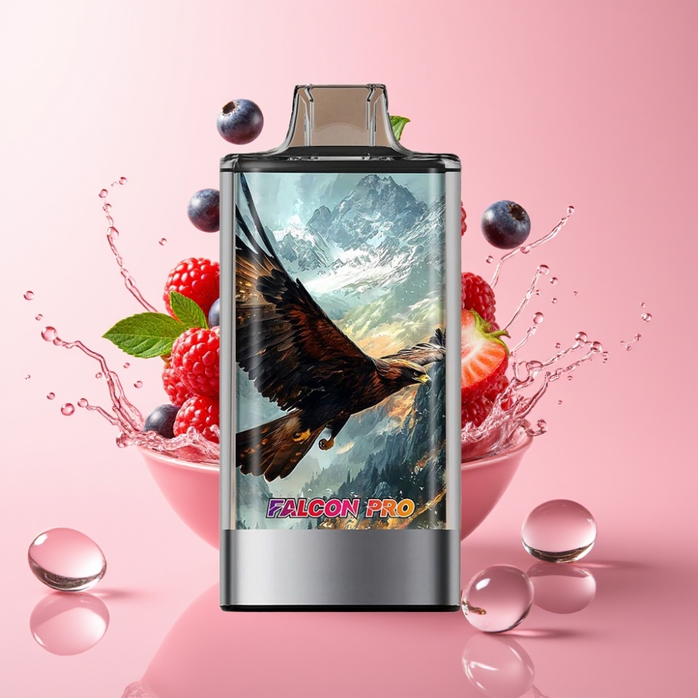 JNR Falcon Pro 28000 Jednokratna Vape Mješavina Bobica, 28000 pufova, 30ml JNR Falcon Pro 28000 Jednokratna Vape, 950mAh, USB Type-C