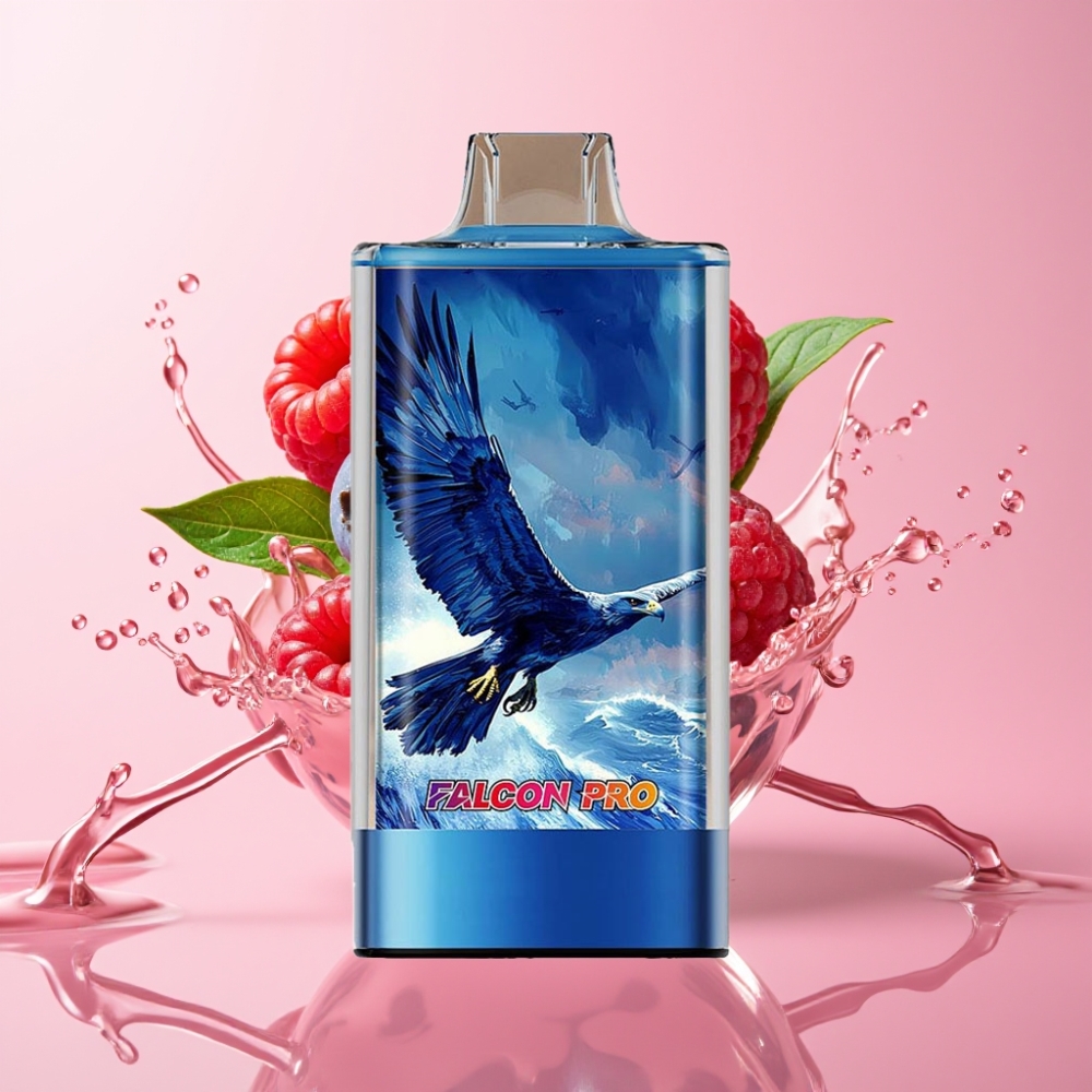 JNR Falcon Pro 28000 Jednokratna Vape Plava Jagoda-Kisela Malina, 30ml, 5% Nikotina