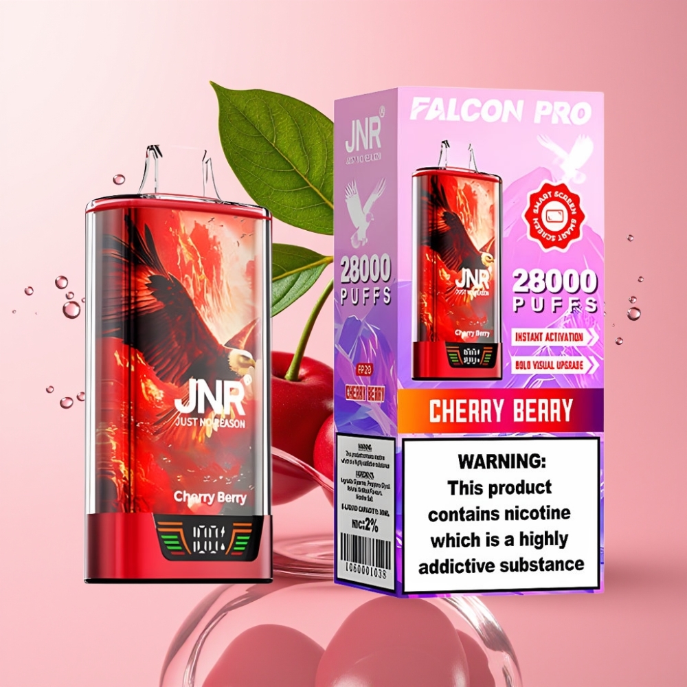 JNR Falcon Pro 28000 Jednokratna Vape Trešnja-Bobica 30ml/950mAh JNR Falcon Pro 28000 Jednokratna Vape 30ml/950mAh