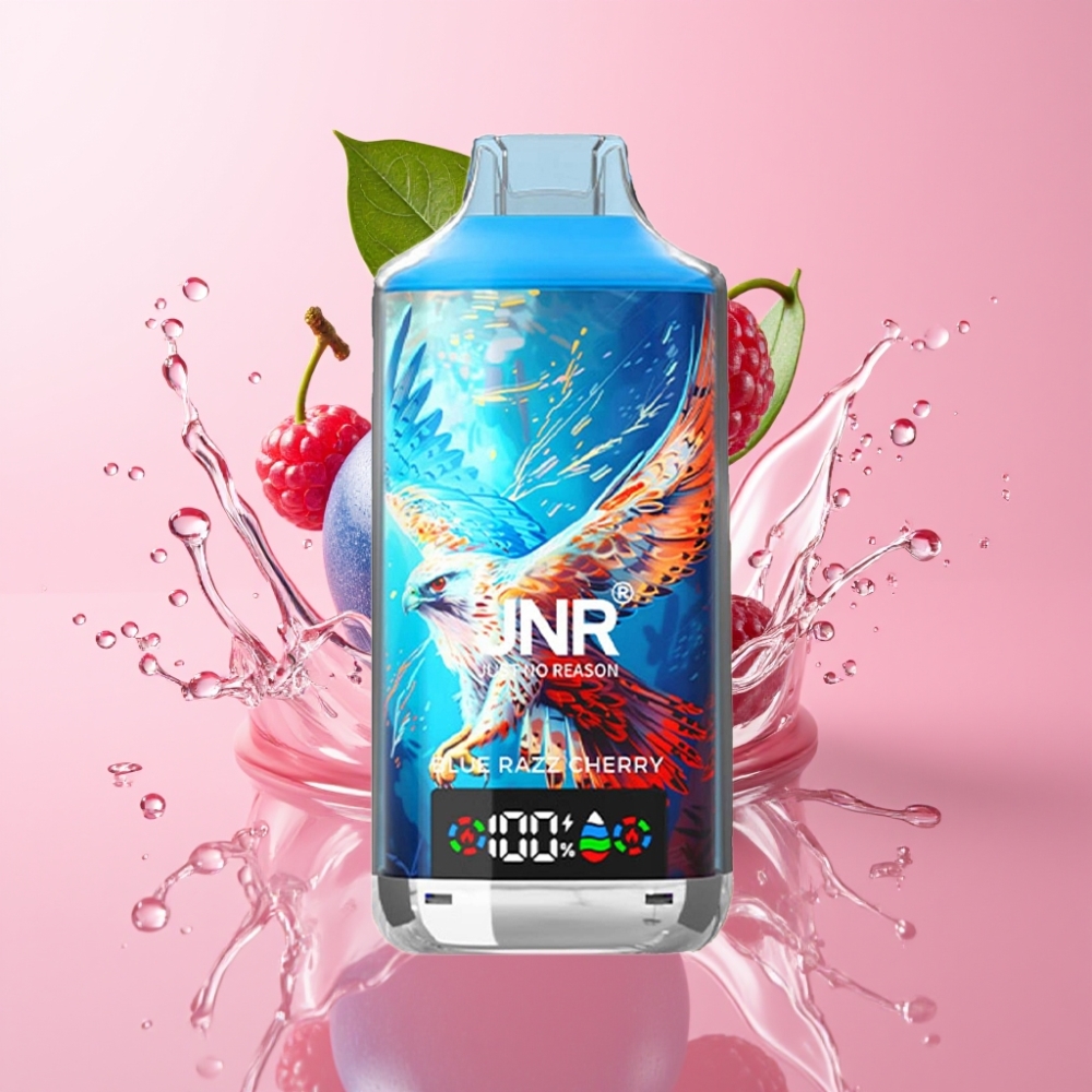 JNR Falcon X 18000 Puffs Disposable Vape Plava Malina Trešnja 24ml JNR Falcon X 18000 Puffs 750mAh Dual Mesh Coil