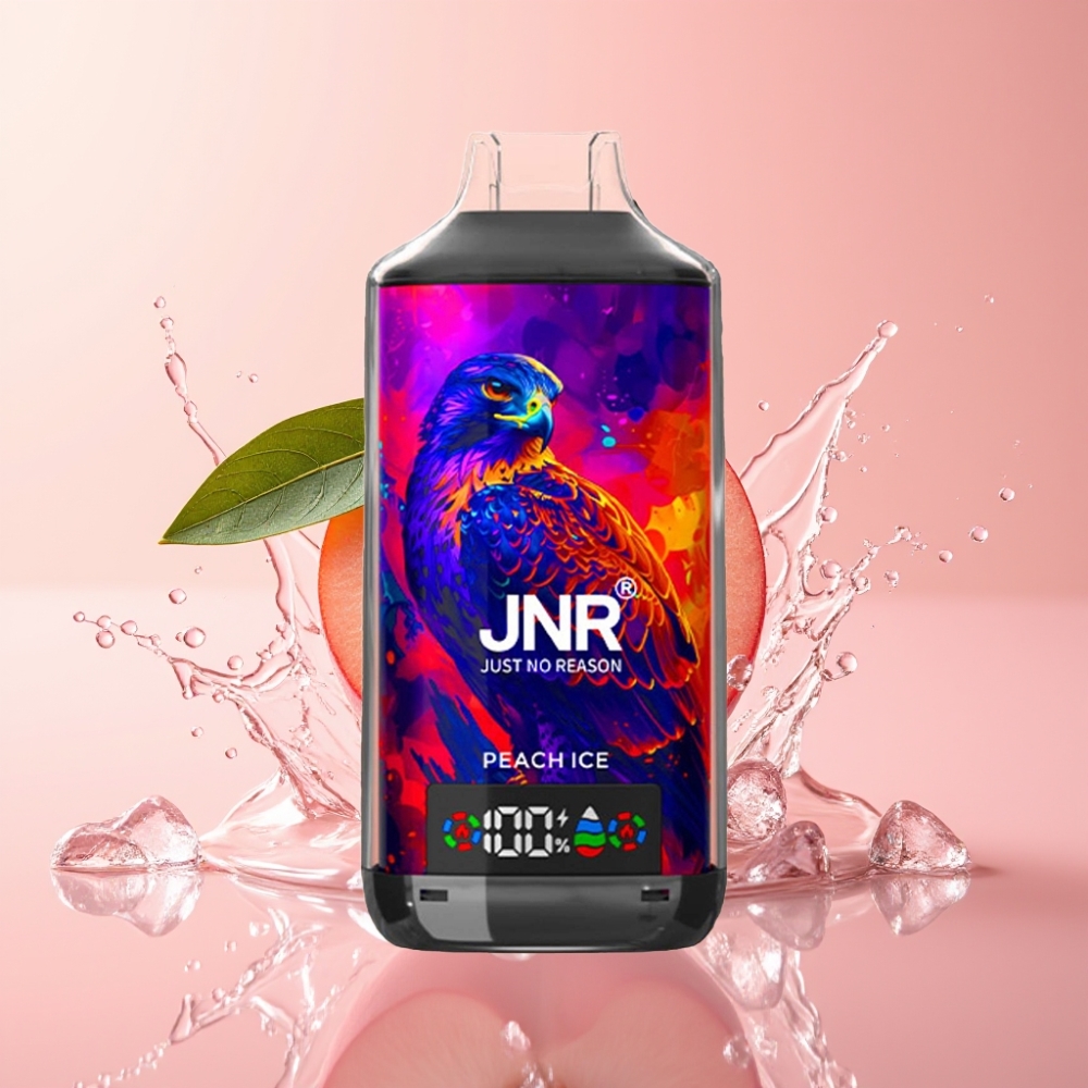 JNR Falcon X 18000 Puffs Jednokratna Vape Breskva Led 24ml JNR Falcon X 18000 Puffs Digitalni Ekran 750mAh