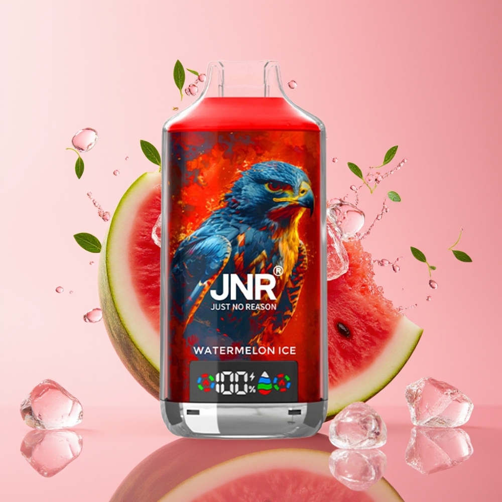 JNR Falcon X 18000 Puffs Jednokratna Vape Lubenica Led 24ml JNR Falcon X 18000 Puffs Dual Mesh Coil Lubenica Led