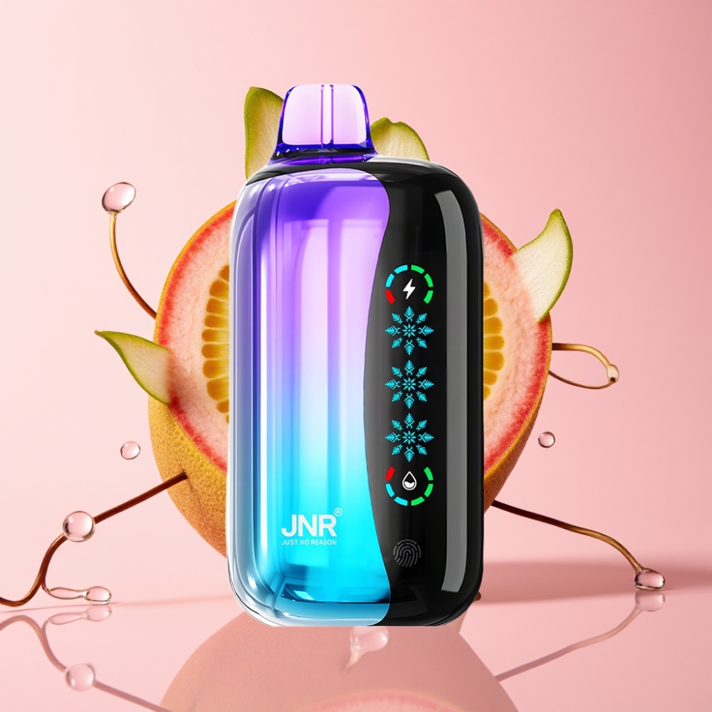 JNR Flex Ice 21000 Puffs Disposable Vape Kiwi Pasija Guava s podesivim ledom i 26ml tekućine